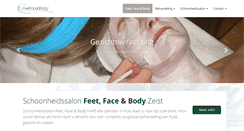 Desktop Screenshot of feetfaceandbody.nl